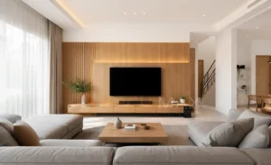 Backdrop TV minimalis