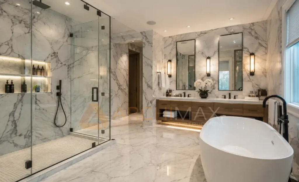Granit dinding kamar mandi