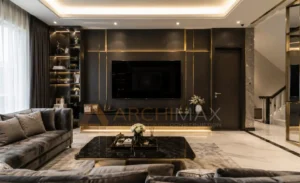 backdrop tv mewah