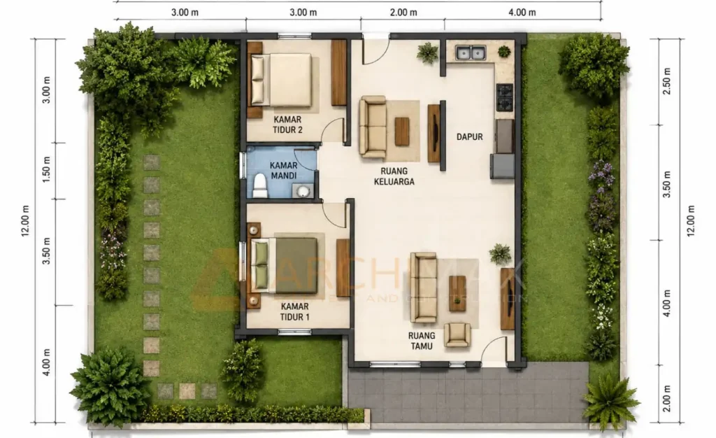contoh layout