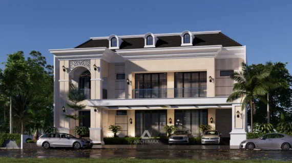 Desain Rumah Klasik 2 Lantai Mr. S – Jakarta