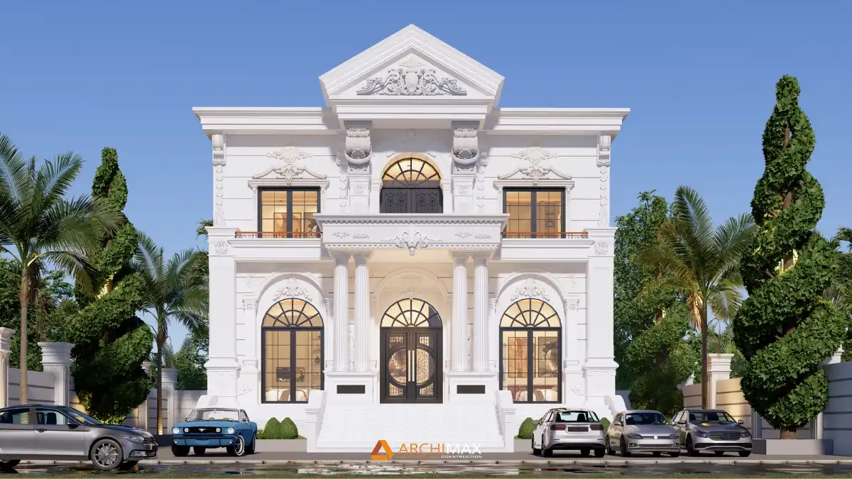 Desain Rumah Klasik 2 Lantai Mr. W – Surabaya