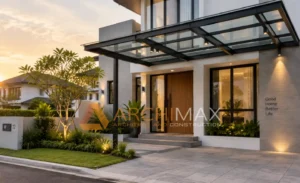 Kanopi minimalis modern